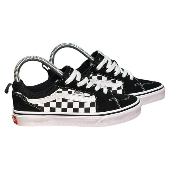 NIB Vans Filmore Checkerboard Casual Shoes, Black Youth Size 3 / Womens 5 Skater - Picture 11 of 15